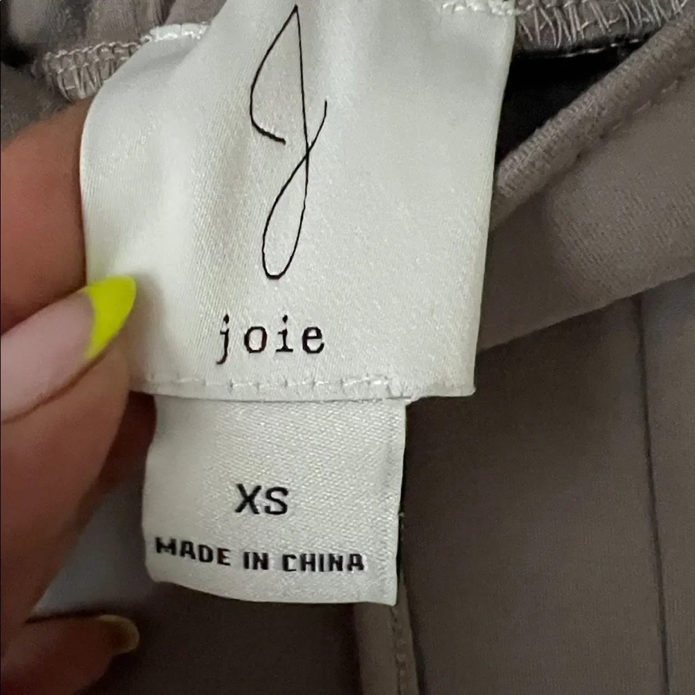 Joie Women's Gray Pull On Drawstring Pants Straight Leg in Size XS